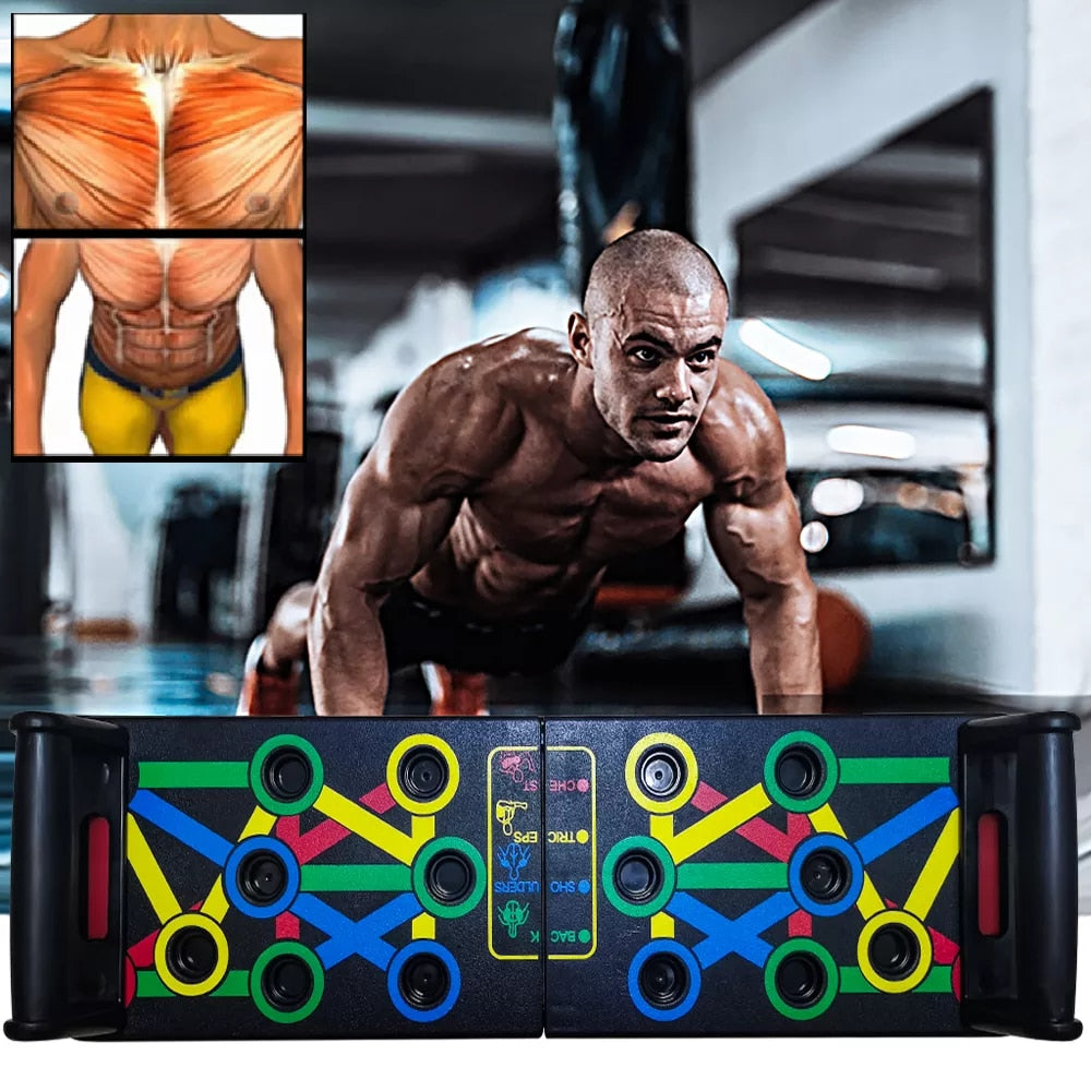 PushN’Fit-14 in 1 Foldable Push-Up Board