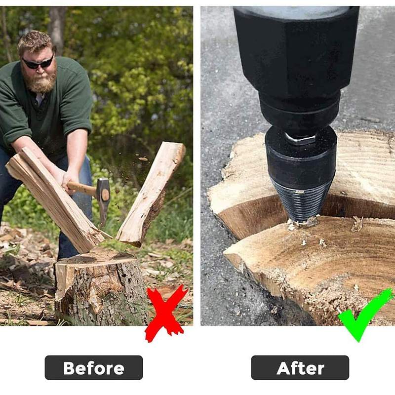 UpDrill- Firewood Splitter Drill